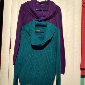 "Covington" Cowl Neck Sweaters (2) - M